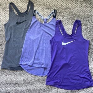 Set of 3 Dri-fit Nike Tank Tops